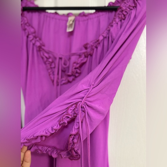 Luli Fama fuchsia swim cover-up mini dress – Size S – Made in Colombia - Picture 6 of 9